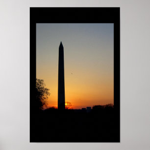 Affiches Monument de Washington à Dusk