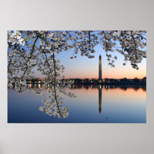 Affiches Monument de Washington Printemps matin