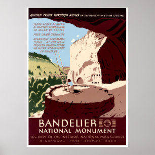 Affiches Monument national de Bandelier