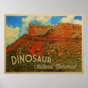Affiches Monument national de Dinosaur