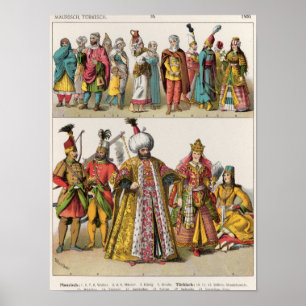Affiches Moorish and Turkish Dress