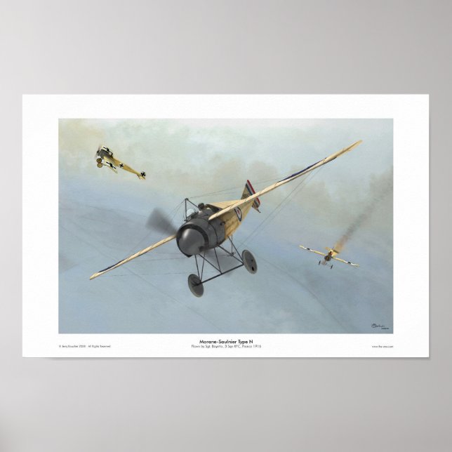 Affiches Morane-Saulnier Type N (Devant)