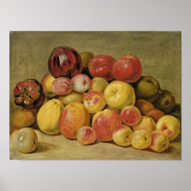 Affiches Morceaux de fruits (Devant)