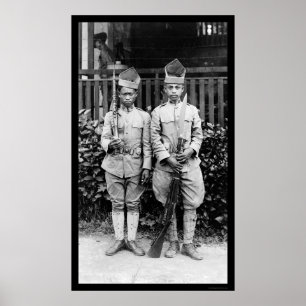 Affiches Moro Soldiers Philippines 1909