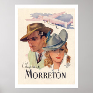 Affiches Morreton (annonces françaises vintages de