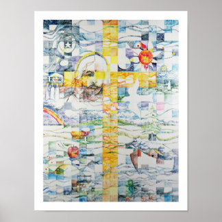 Affiches Mosaic of the Cross