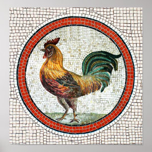 Affiches MOSAICS DE ROMAN Antique