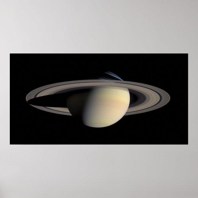 Affiches Mosaïque de Saturne vue par Cassini. (Devant)