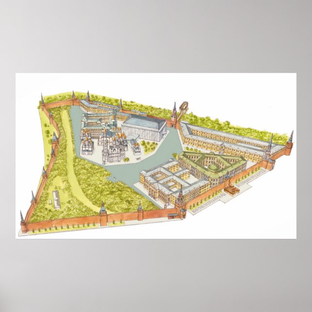 Affiches Moscou Kremlin (Devant)