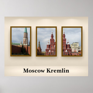 Affiches Moscou Kremlin