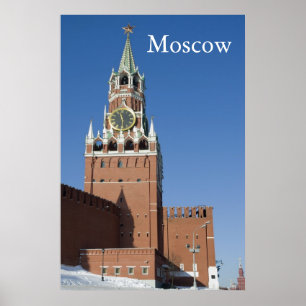 Affiches Moscou Kremlin