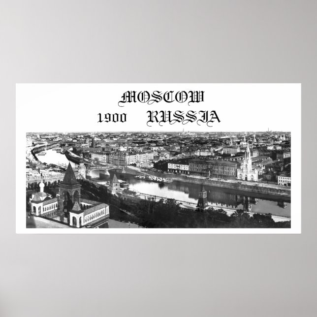 Affiches Moscou, Russie, 1900 (Devant)