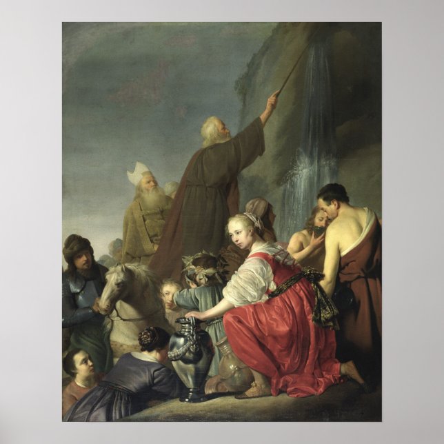 Affiches Moses Striking Water du Rocher (Devant)