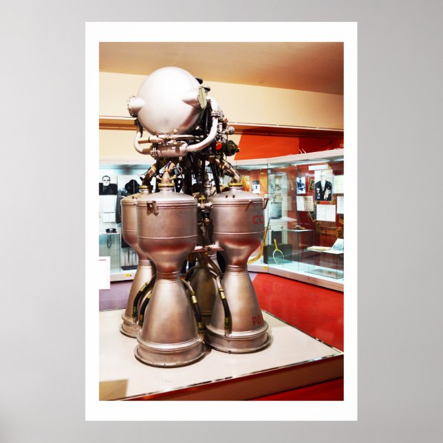 Affiches Moteur à fusée liquide RD214 (Devant)