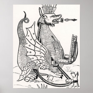 Affiches Moteur de siège en forme de dragon