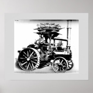 Affiches Moteur de traction juste