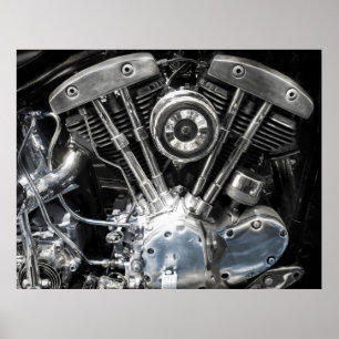 AFFICHES MOTEUR V TWIN