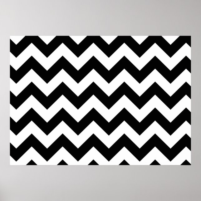 Affiches Motif Chevron de base (Devant)