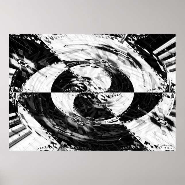 Affiches Motif circulaire 1 (Devant)