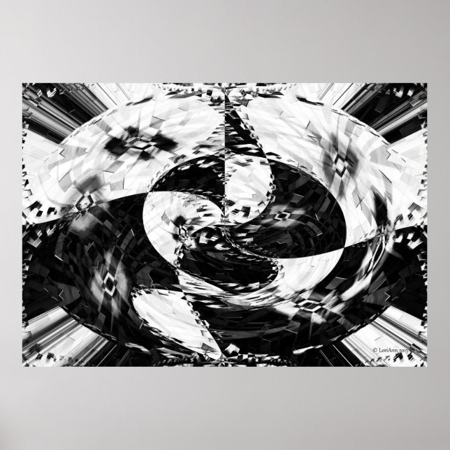 Affiches Motif circulaire 2 (Devant)