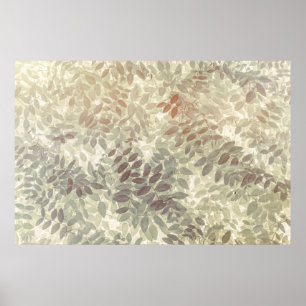 Affiches Motif de Feuilles Vetch Iles San Juan, WA