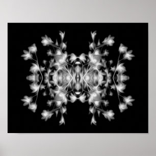Affiches Motif floral Abstrait