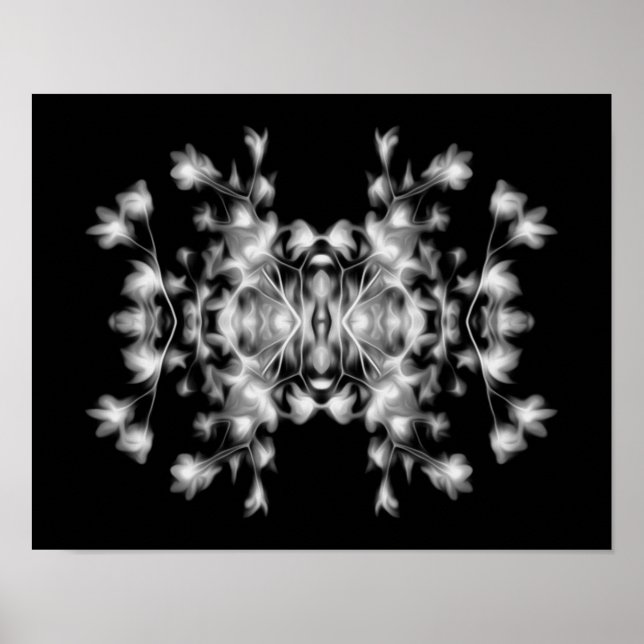 Affiches Motif floral Abstrait (Devant)