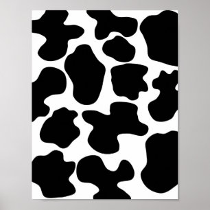 Affiches Motif imprimé vache