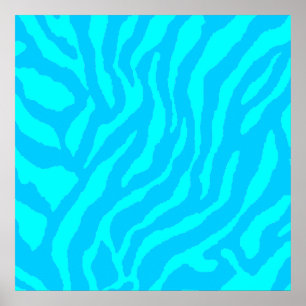 Affiches Motif Tigre Rétro Corey Tiger 80s