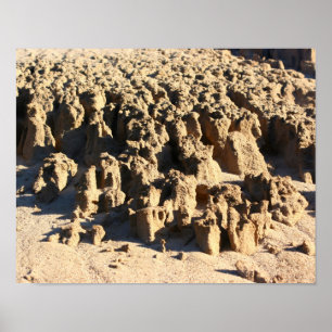 Affiches Motifs Dans Le Sable No 1