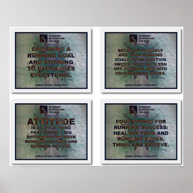 Affiches Motivation à exécuter : Collage 1 avec conseils 1  (Devant)