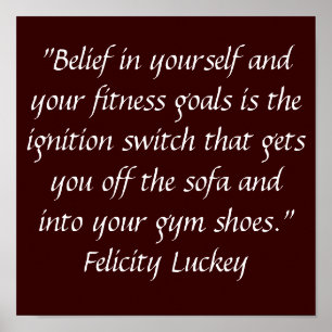 Affiches Motivation à l'exercice