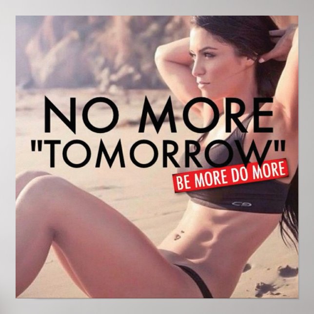 Affiches Motivation de l'entraînement (Devant)