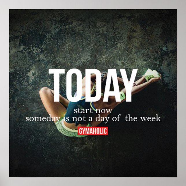 Affiches Motivation de l'entraînement (Devant)