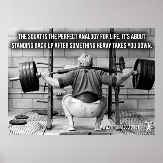 Affiches Motivation de l'entraînement (Devant)
