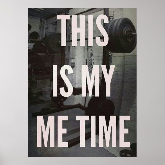 Affiches Motivation de l'entraînement (Devant)