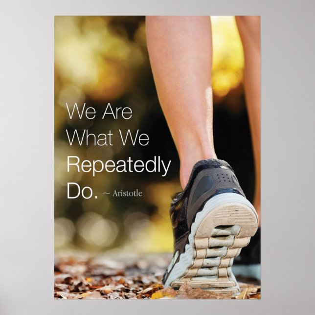 Affiches Motivation de l'entraînement (Devant)