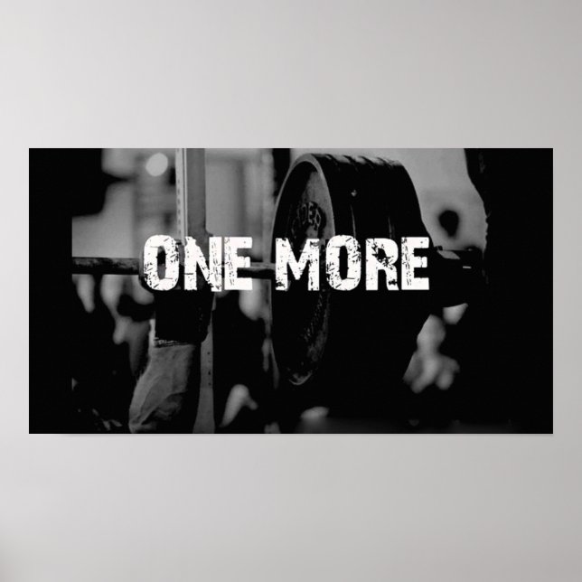 Affiches Motivation de l'entraînement (Devant)