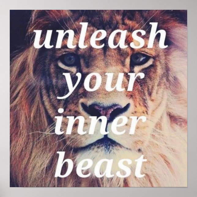 Affiches Motivation de l'entraînement (Devant)