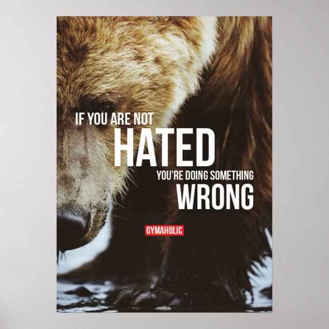 Affiches Motivation de l'entraînement (Devant)