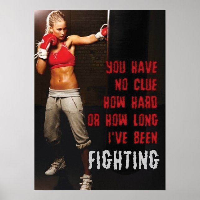 Affiches Motivation de l'entraînement (Devant)