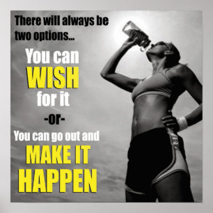 Affiches Motivation de l'entraînement