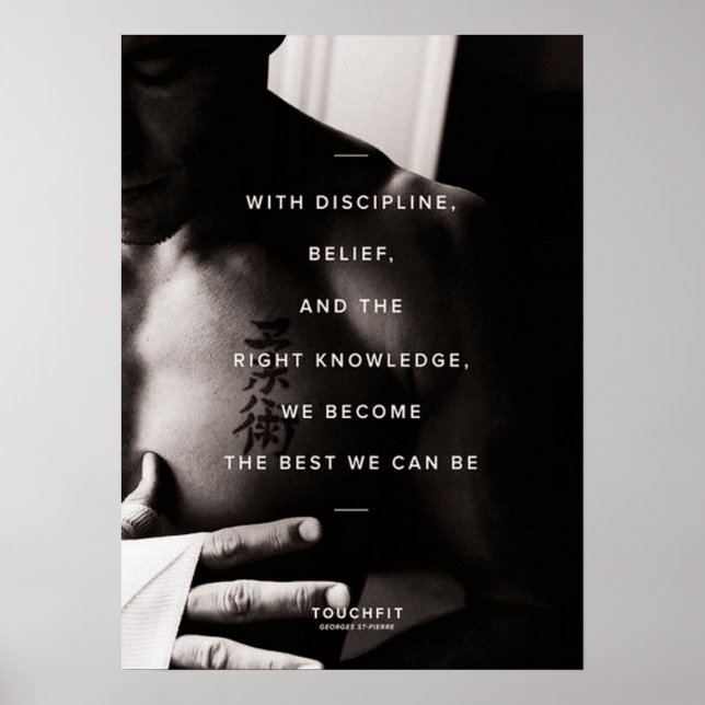 Affiches Motivation de l'entraînement (Devant)