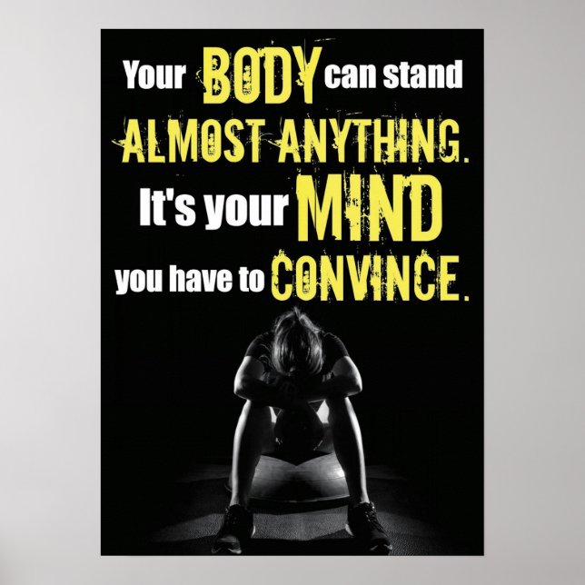 Affiches Motivation de l'entraînement (Devant)