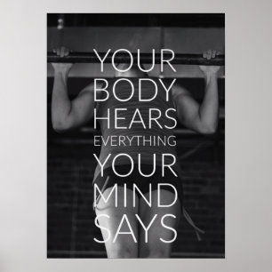 Affiches Motivation de l'entraînement