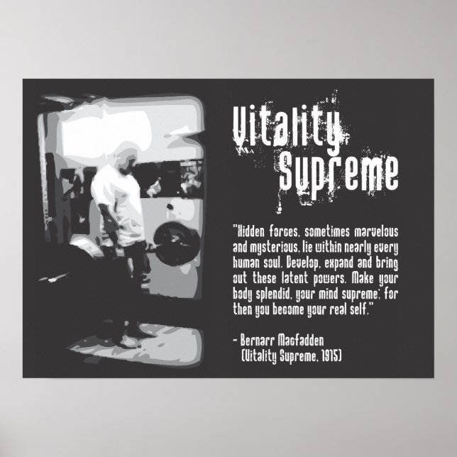 Affiches Motivation de l'entraînement (Devant)