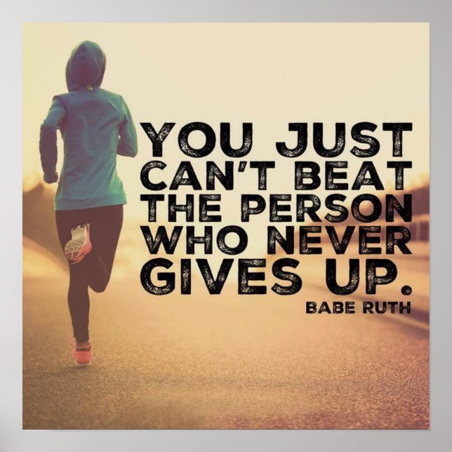 Affiches Motivation de l'entraînement (Devant)