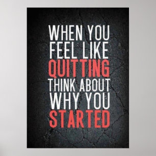 Affiches Motivation de l'entraînement