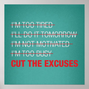 Affiches Motivation de l'entraînement