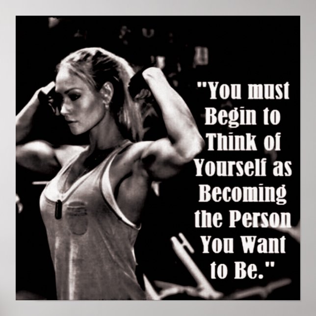 Affiches Motivation de l'entraînement (Devant)